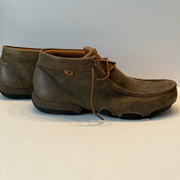Men's Twisted X leather  Brown Casual Boots size 11 1/2 M - Picture 1 of 7